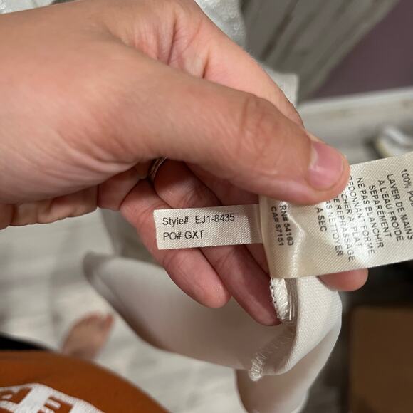 Eliza J Silver Metallic Ruffle Slit Surplice Cocktail Dress Womens Plus Size 18 - Picture 7 of 9